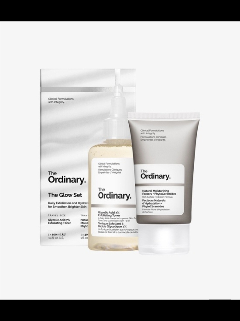 The Ordinary Glow Set Skincare Duo Glycolic Acid & PhotoCeramides